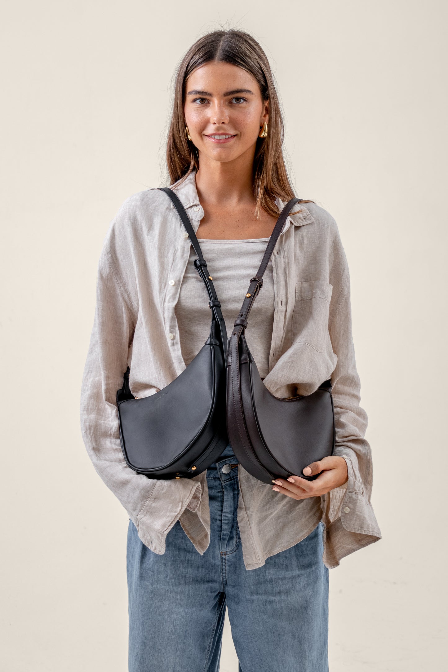 Cahaya Compact Bag - Black Pearl